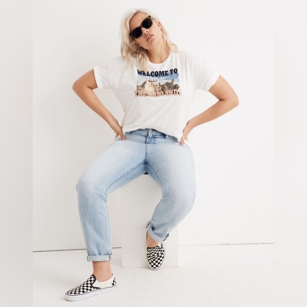 Madewell Welcome to the Badlands Whisper Cotton Crewneck Tee Medium Women’s